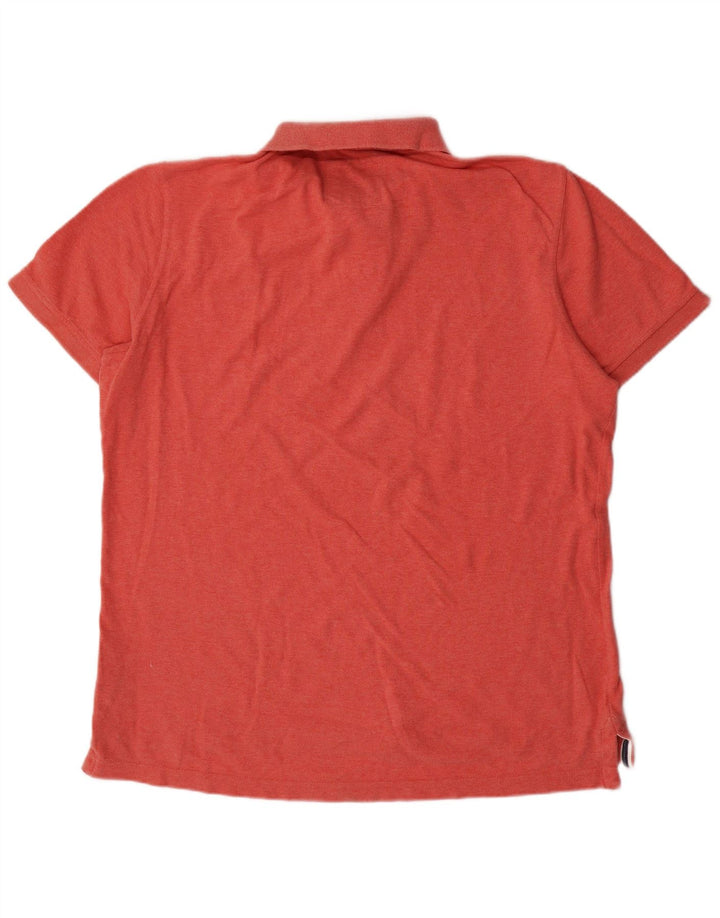 CREW CLOTHING Herre poloshirt Stor orange bomuld