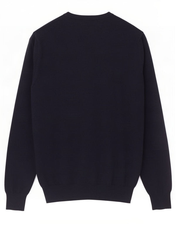 Crew Clothing Mens Crew Neck Jumper Sweater Small Navy Blue Cotton