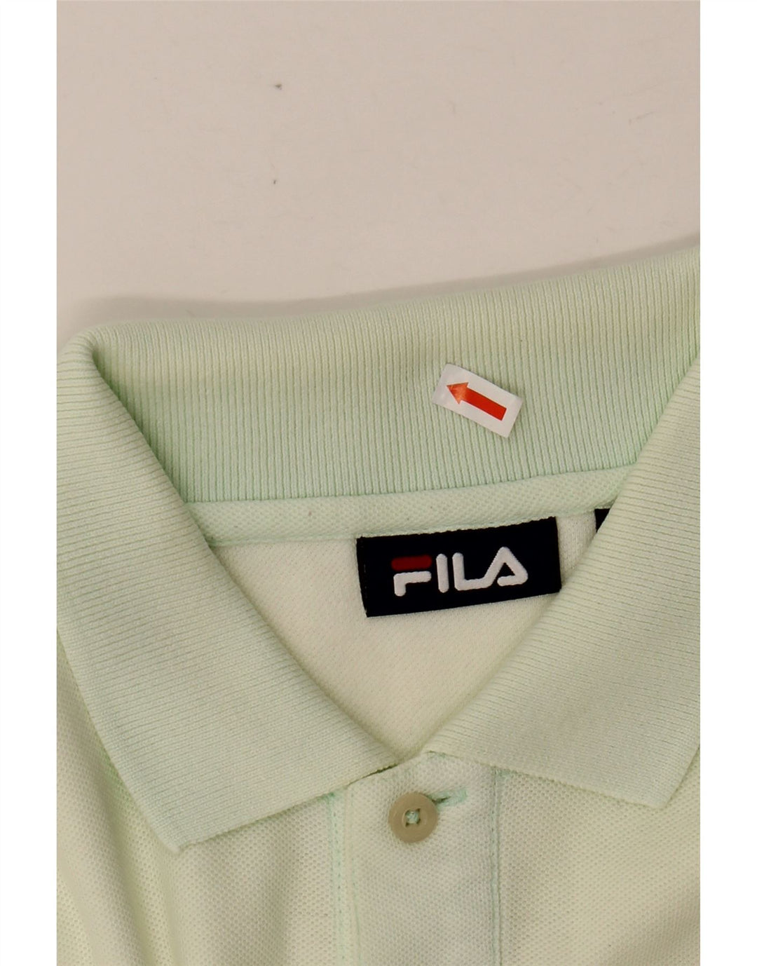 FILA Mens Polo Shirt Small Green Cotton