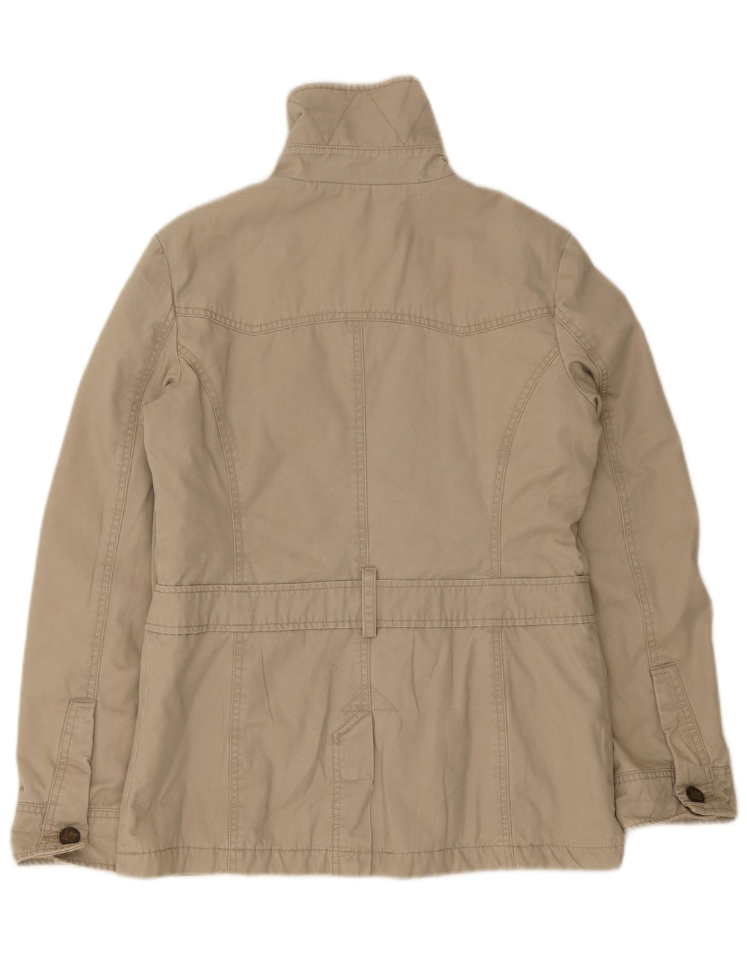 Lee Womens Utility Jacket UK 14 Medium Beige Bomuld