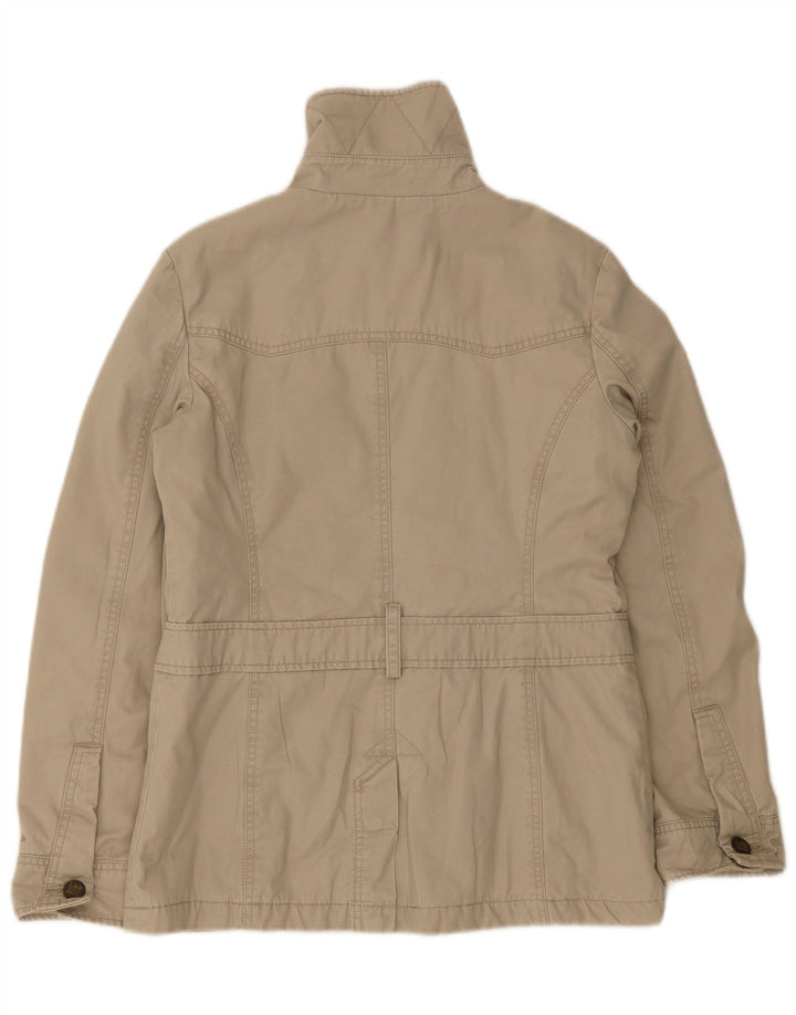 Lee Womens Utility Jacket UK 14 Medium Beige Bomuld