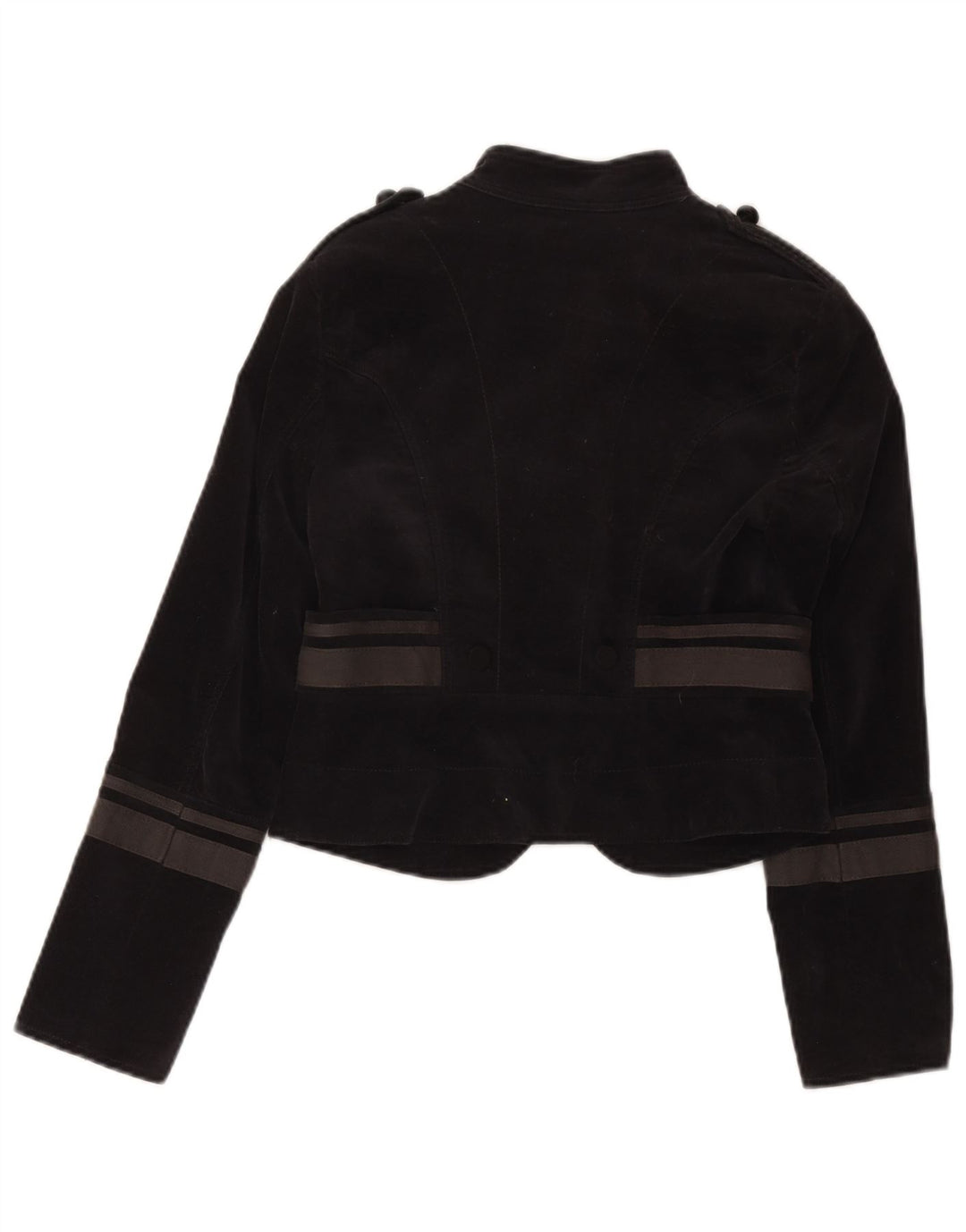Zara Bolero-jakke til kvinder UK 8 Small Black Colourblock Bomuld