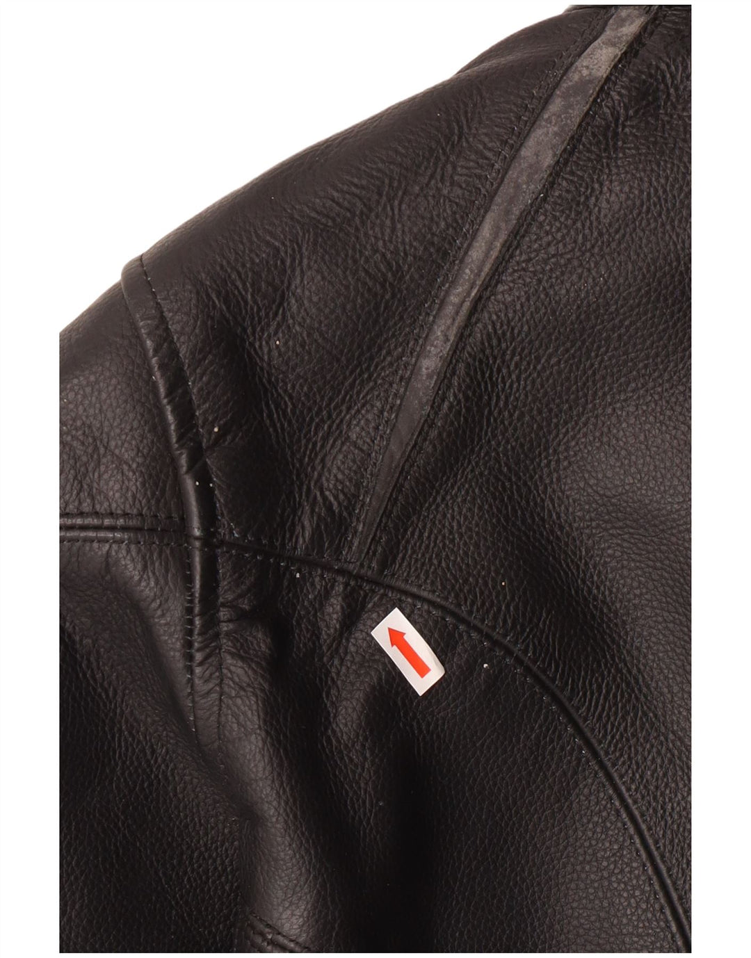 LEWIS dame bikerjakke i læder UK 18 XL sort læder