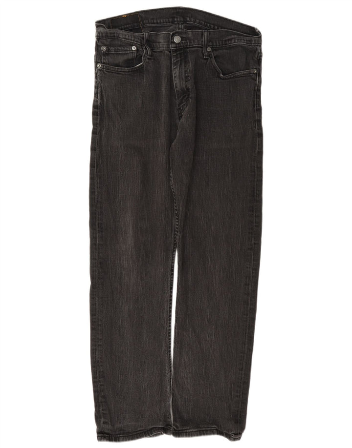 Levi's Herre 514 Straight Jeans W36 L32 Grå Bomuld
