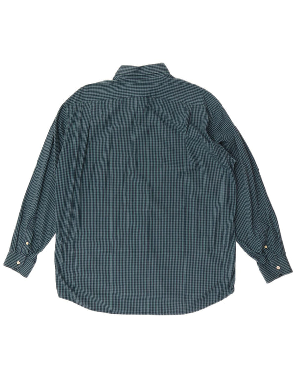 Lacoste herreskjorte str. 41 Large Green Gingham