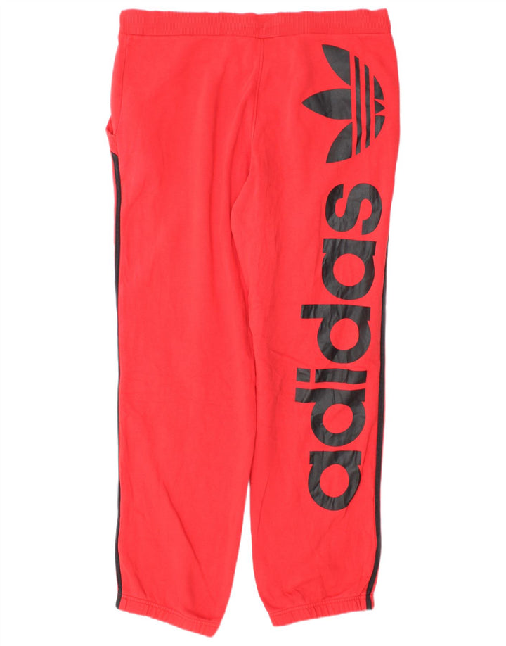 Adidas Herre grafisk træningsdragt Bukser Joggers Medium Rød Bomuld