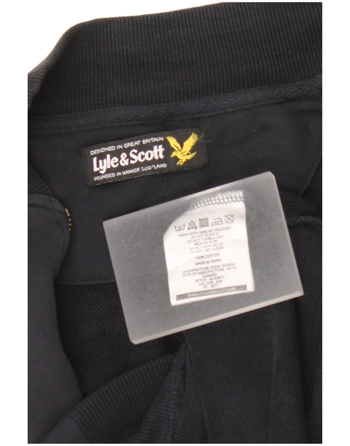 LYLE & SCOTT Træningsdragt til mænd Topjakke Medium Navyblå Bomuld
