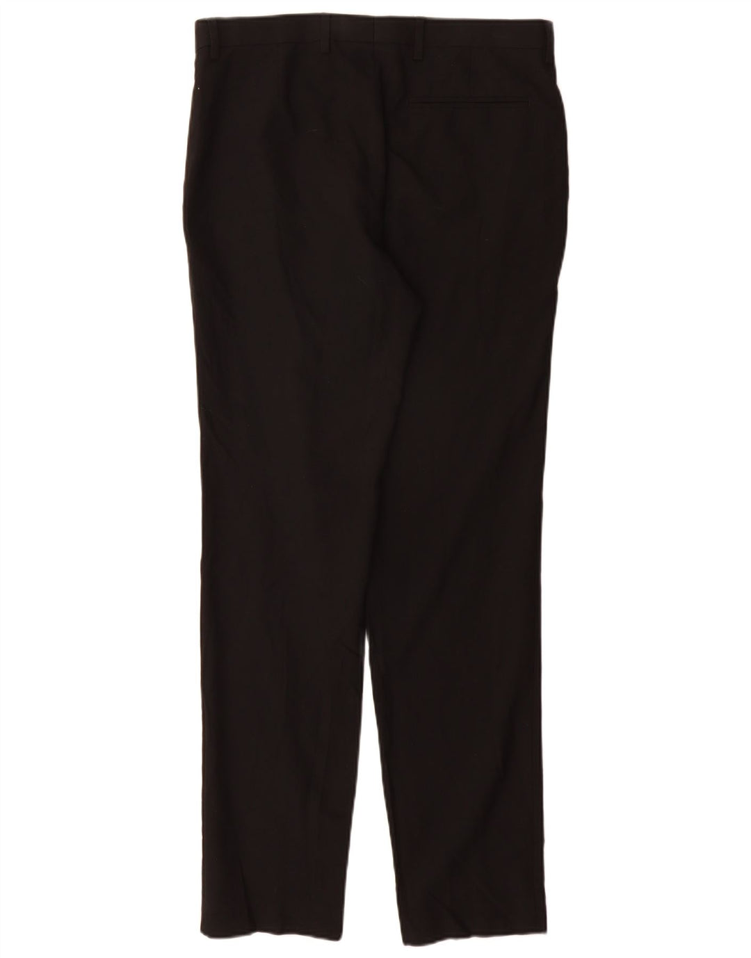 Marks & Spencer Herre Slim Fit Suit Bukser W32 L33 Sort Polyester