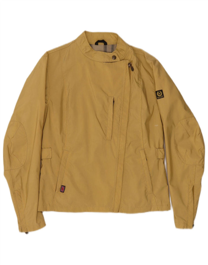 Belstaff Racerjakke til kvinder IT 42 Medium Gul Nylon