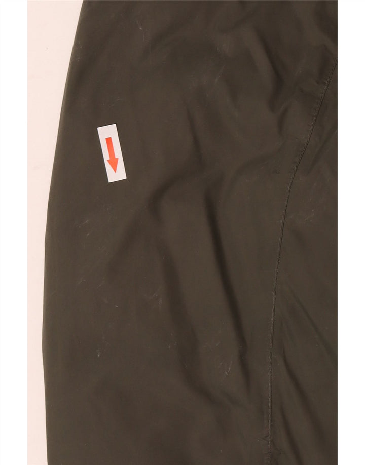 K-Way Herre Hætte Vendbar Polstret Jakke UK 38 Medium Grøn Polyamid