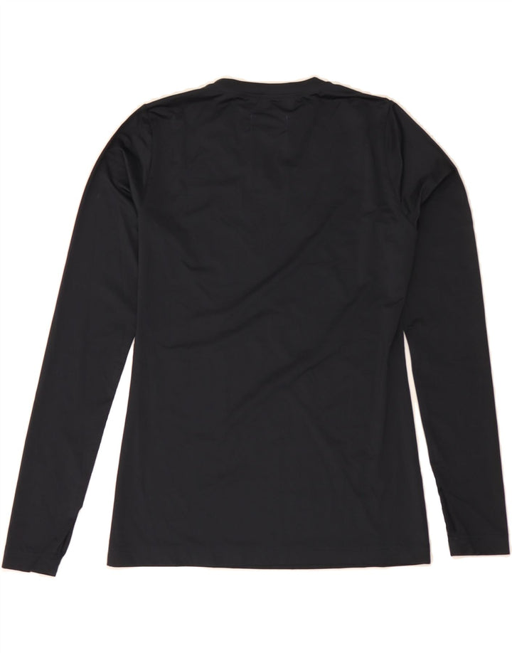 AUSTRALIAN L'ALPINA Womens Top Long Sleeve IT 44 Medium Black Vintage AUSTRALIAN L'ALPINA and Second-Hand AUSTRALIAN L'ALPINA from Messina Hembry 