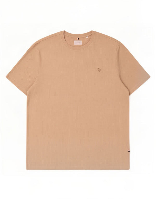 U.S. Polo Assn. Herre T-shirt Top 2XL Beige Bomuld