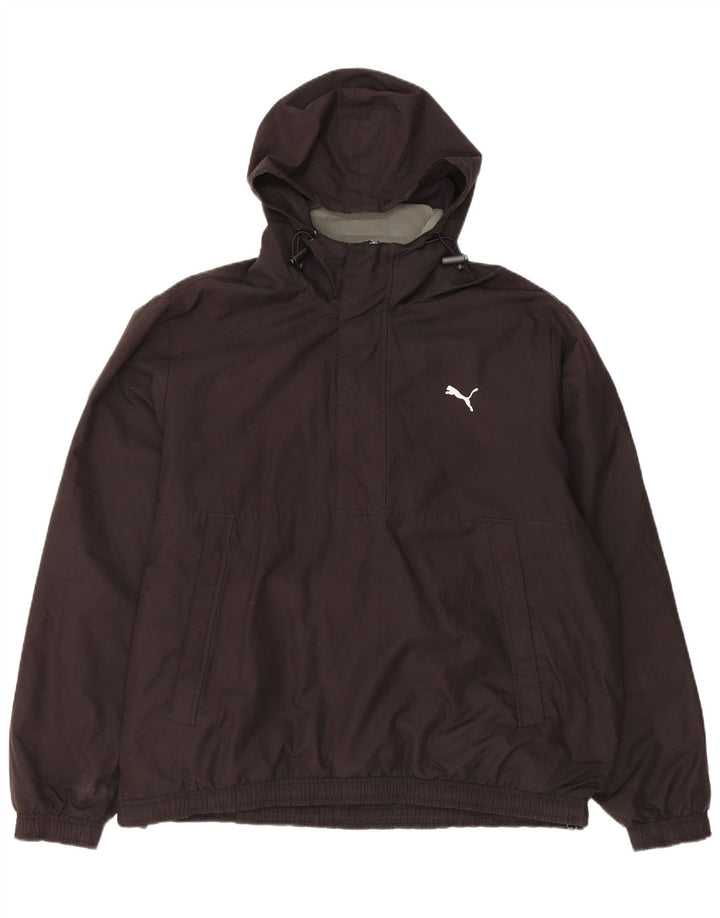 Puma Herre Hættetrøje Windbreaker Jacket UK 42 XL Sort Polyester