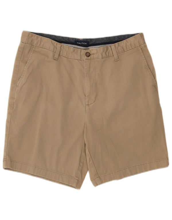 Nautica Mens Chino Shorts W34 Large Beige