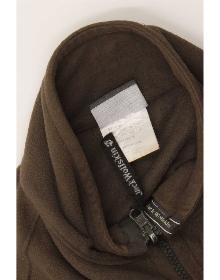 Jack Wolfskin Herre Liner Fleecejakke UK 48 2XL Khaki Polyester