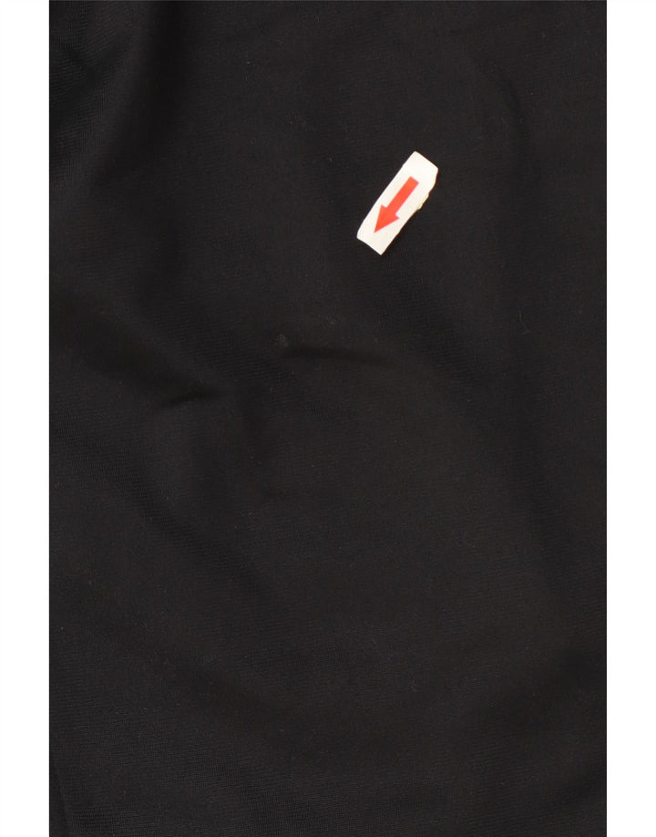 Kappa Dame Grafisk Træningsdragt Topjakke UK 12 Medium Sort Polyester