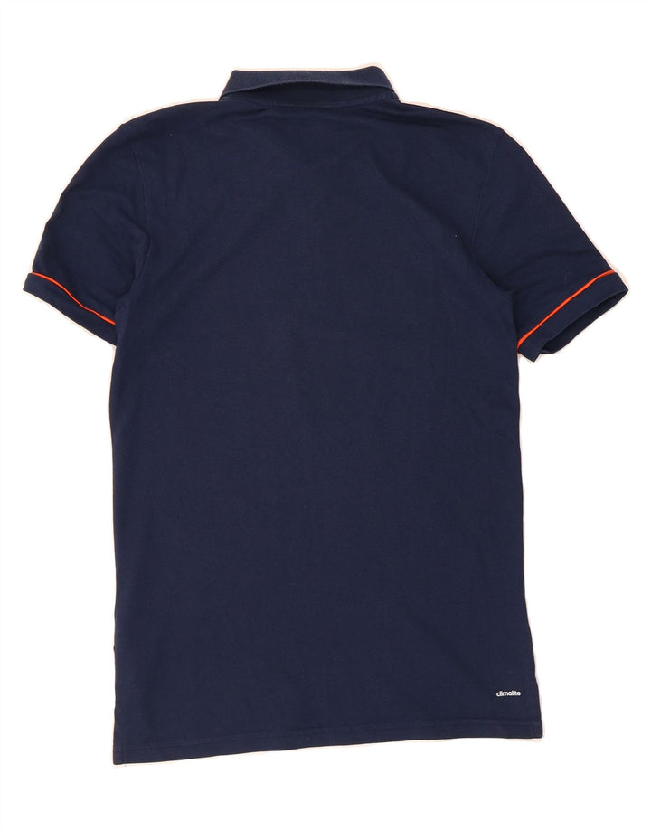 ADIDAS Mens Climalite Polo Shirt Small Navy Blue Cotton Vintage Adidas and Second-Hand Adidas from Messina Hembry 