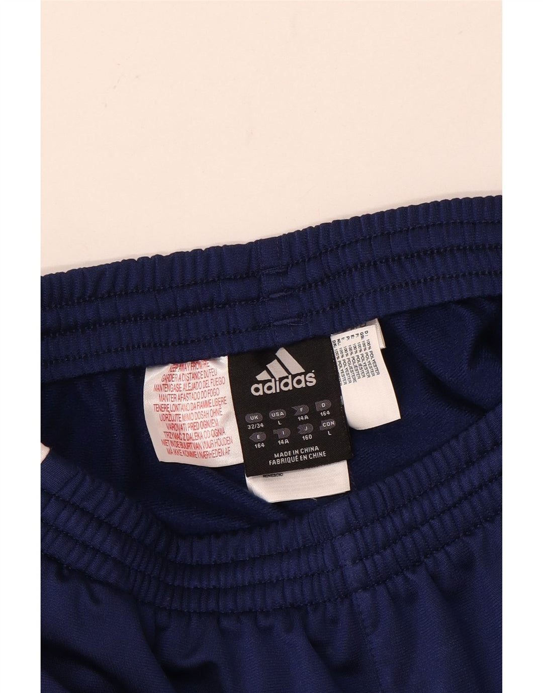 Adidas Træningsdragtsbukser til drenge 13-14 år Blå Colourblock Polyester