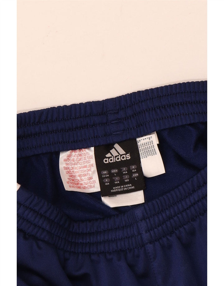 Adidas Træningsdragtsbukser til drenge 13-14 år Blå Colourblock Polyester
