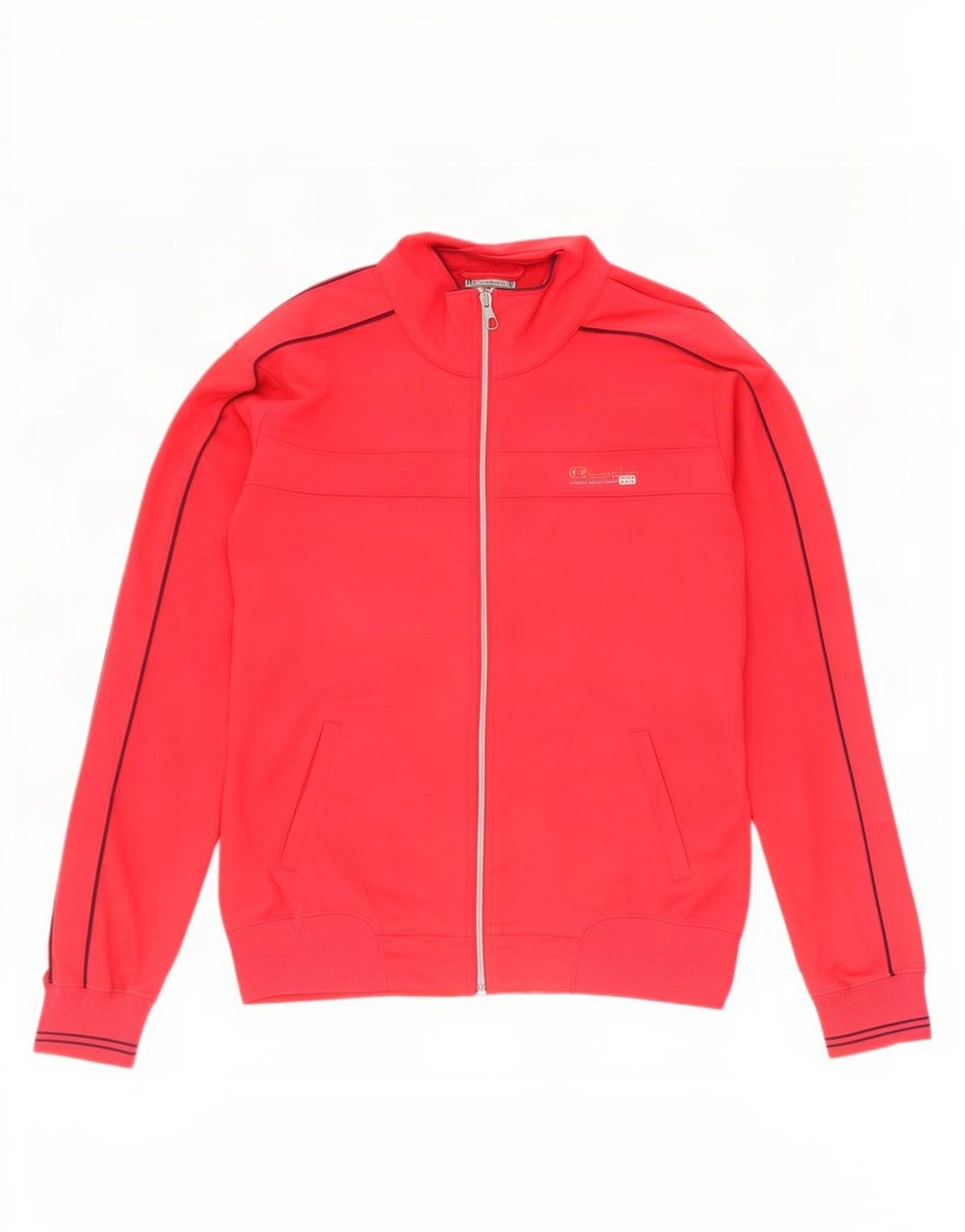 Champion Womens Heritage Fit Træningsdragt Topjakke UK 16 Stor rød polyester
