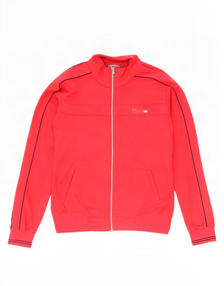 Champion Womens Heritage Fit Træningsdragt Topjakke UK 16 Stor rød polyester