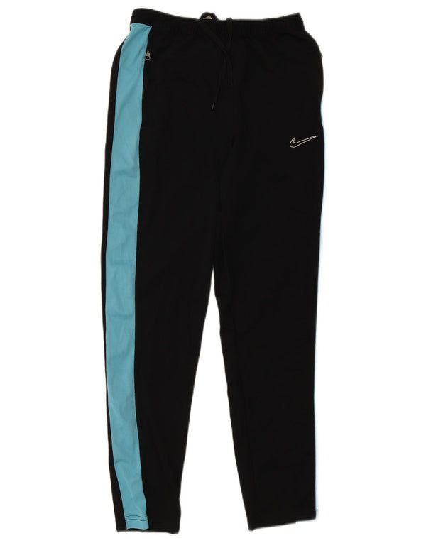 Nike Herre Dri Fit Slim Træningsdragt Bukser Small Black Colourblock Polyester