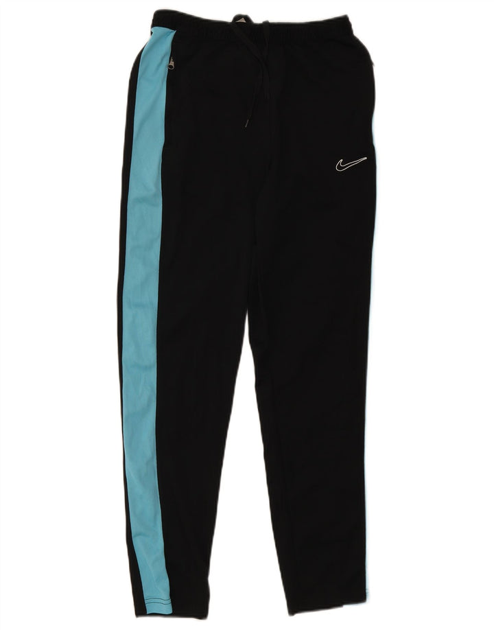 Nike Herre Dri Fit Slim Træningsdragt Bukser Small Black Colourblock Polyester