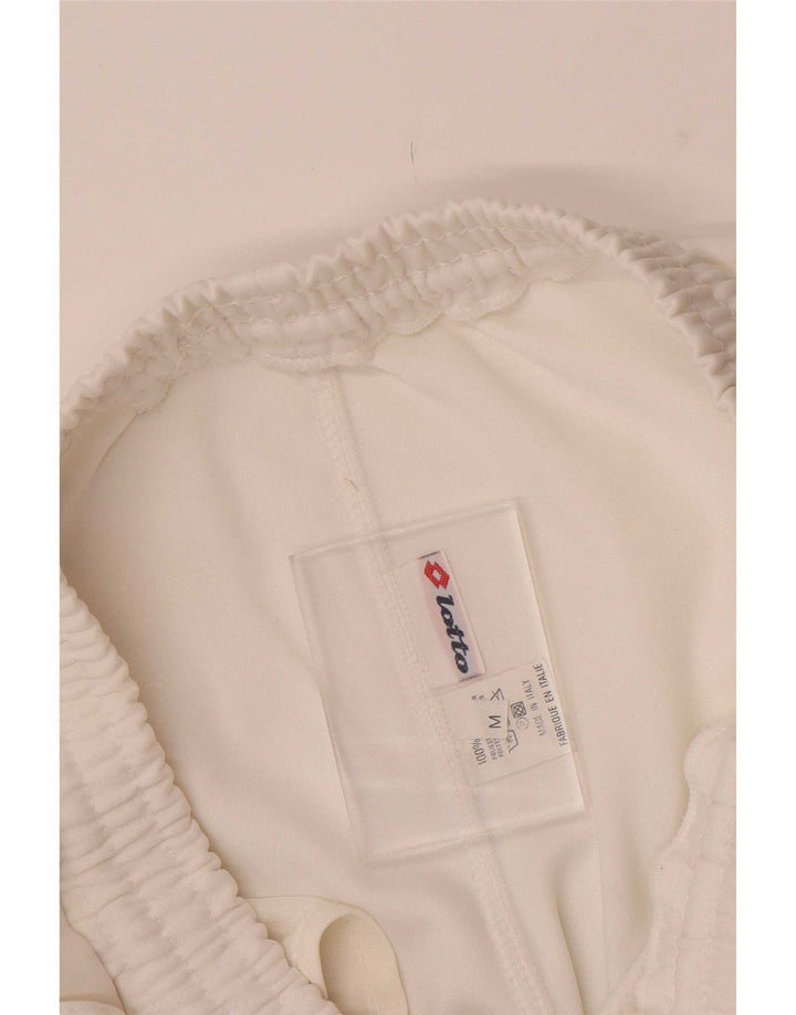Lotto Womens Sports Shorts UK 12 Medium White Geometric