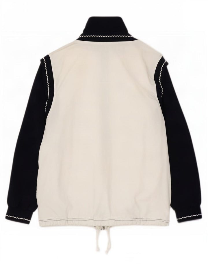 Sergio Tacchini Herre træningsdragt Topjakke Stor hvid Colourblock Polyester