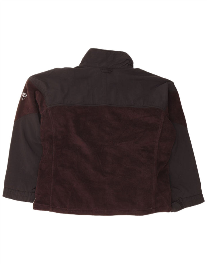 COLUMBIA Womens Titanium Fleece Jacket UK 18 XL Black Colourblock