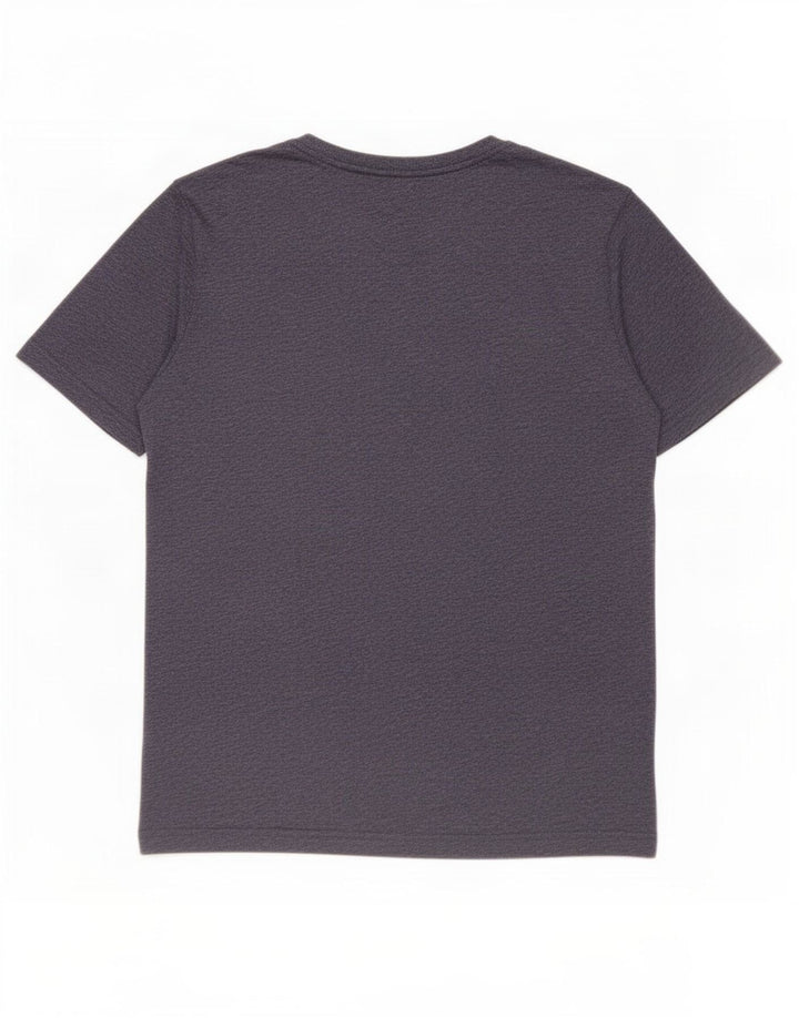 Puma Herre grafisk T-shirt Top Medium Marineblå Flecked Polyester
