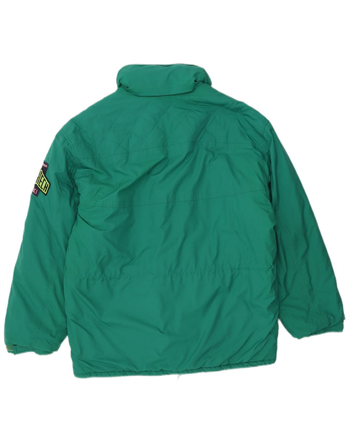 Ellesse Herre Gore-Tex Hætte Skijakke IT 50 Stor Grøn Polyester