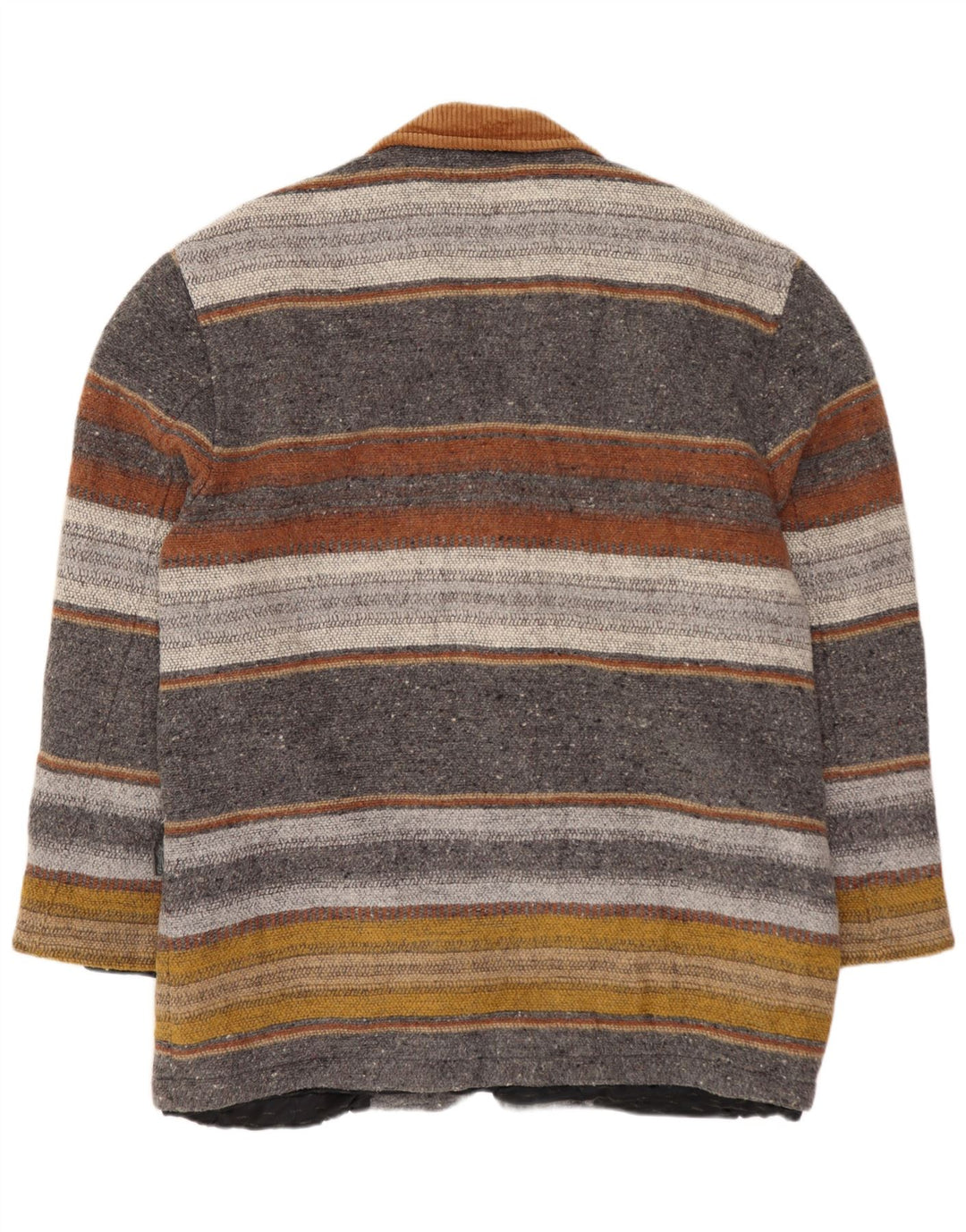 VINTAGE Herre 4-knaps blazerjakke UK 40 Stor flerfarvet stribet