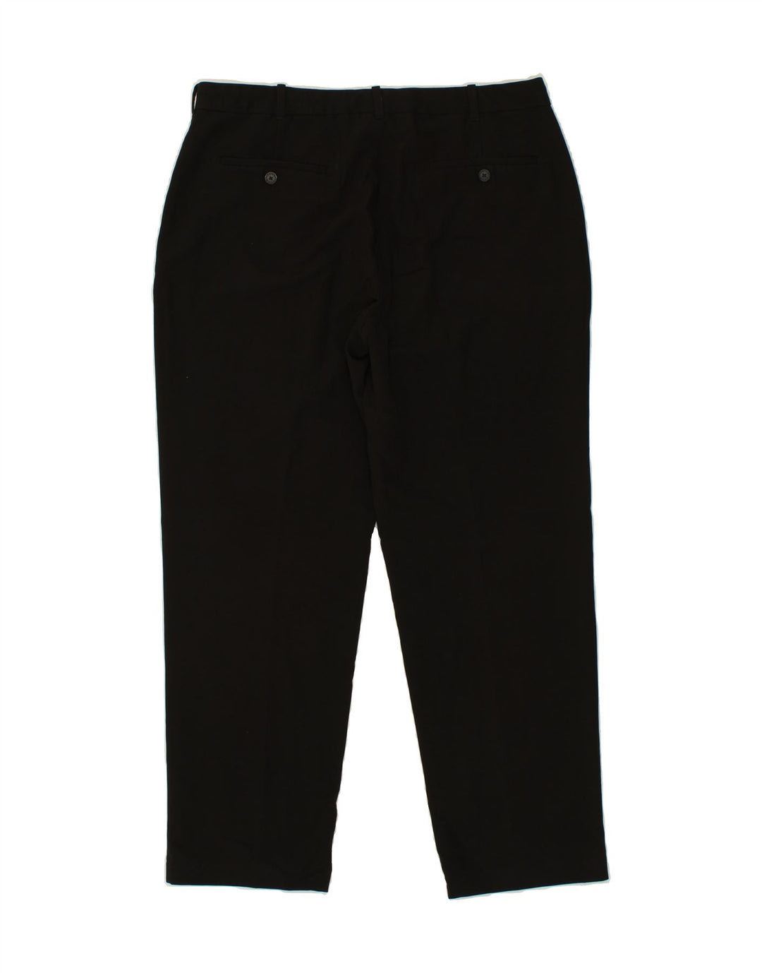 IZOD Mens Straight Casual Trousers W36 L30  Black Polyester Vintage Izod and Second-Hand Izod from Messina Hembry 