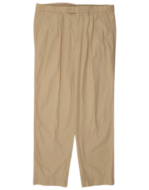 Fay Herre Pegged Suit Bukser IT 56 3XL W40 L33 Beige Bomuld