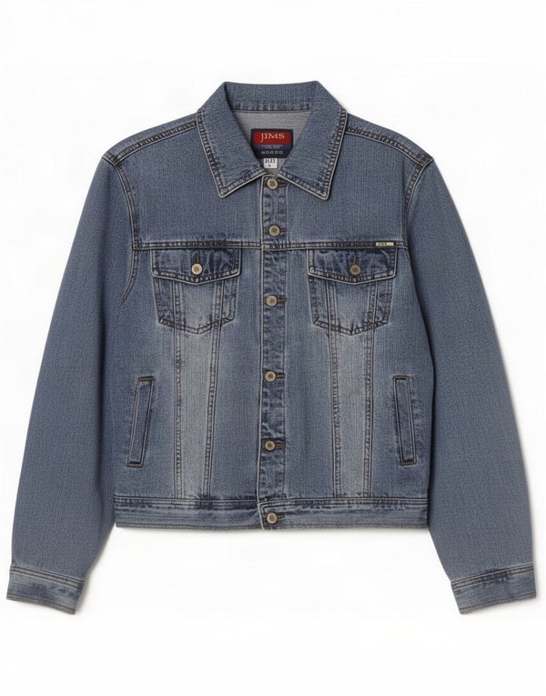 Vintage Herre denimjakke UK 40 Large Blue Cotton