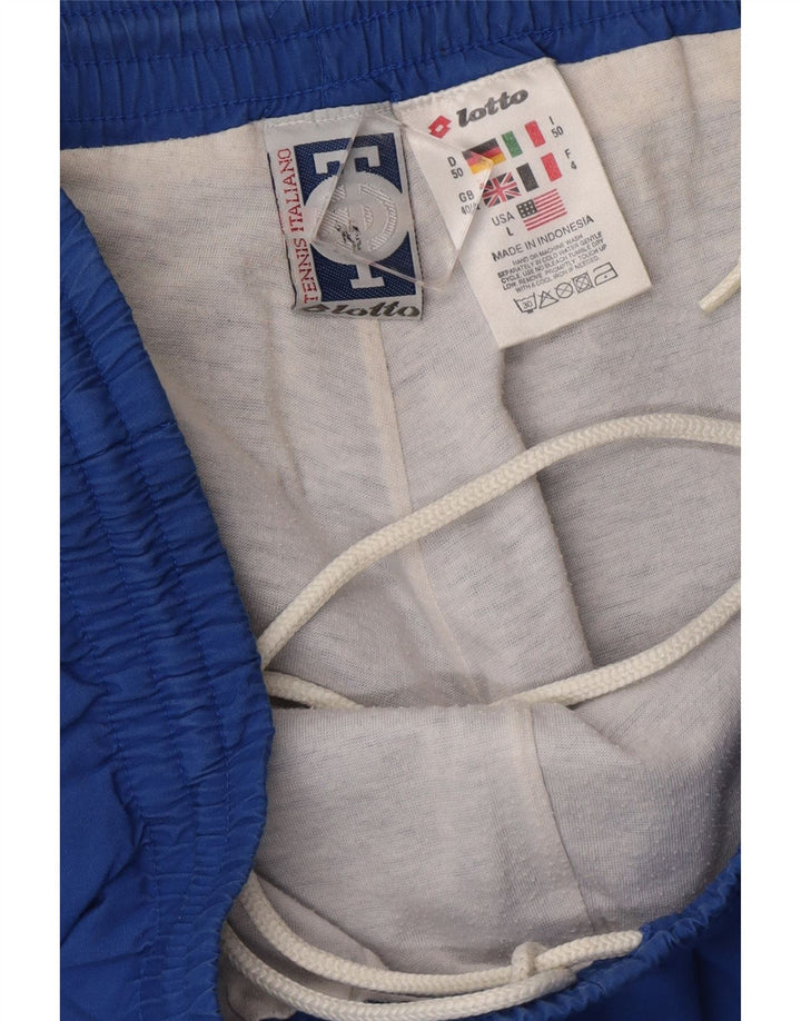 LOTTO Mens Tracksuit Trousers UK 40/42 Medium  Blue Polyester
