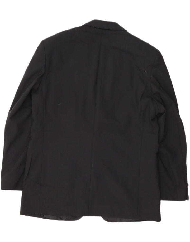 Marks & Spencer Herre 2-knaps blazerjakke UK 38 Medium Sort Uld