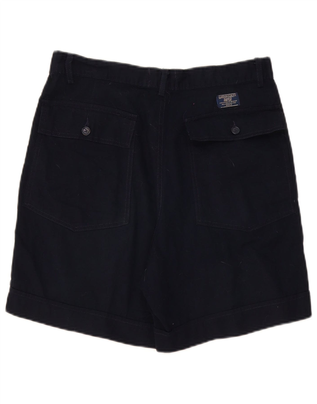 Rifle Dame Cargo Shorts W33 Large Navy Blue Bomuld