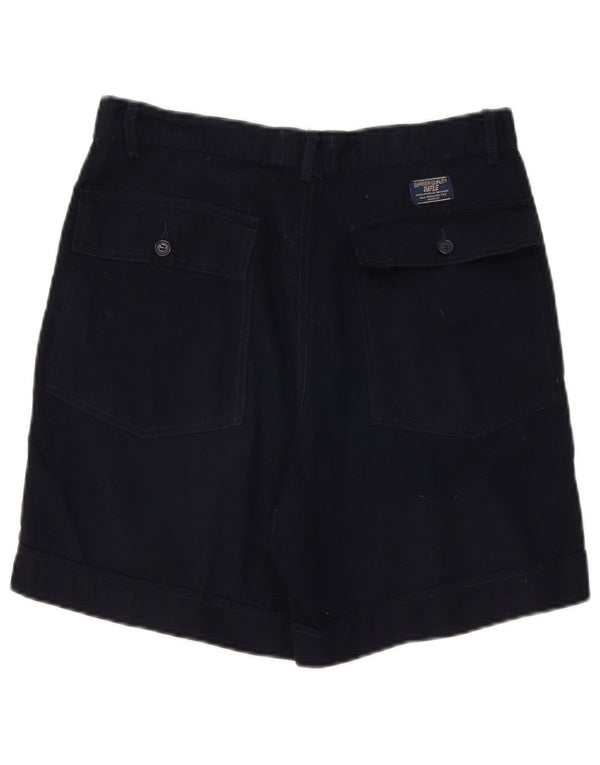Rifle Dame Cargo Shorts W33 Large Navy Blue Bomuld