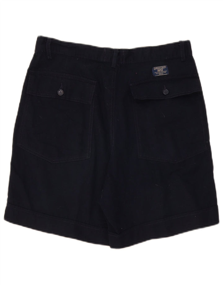 Rifle Dame Cargo Shorts W33 Large Navy Blue Bomuld