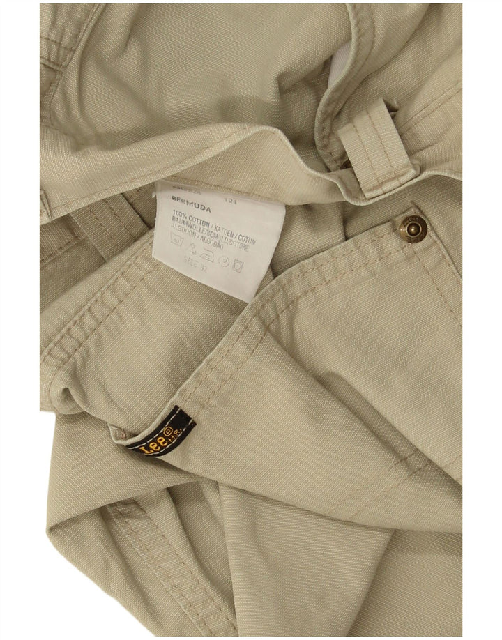 Lee Herre Bermuda Shorts W32 Medium Beige Bomuld