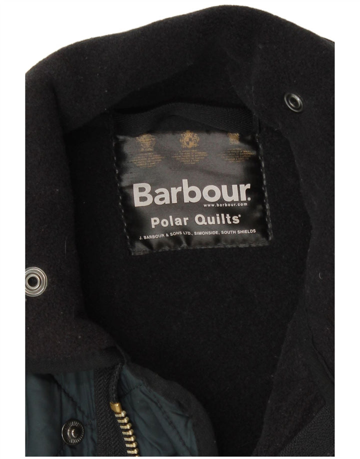 Barbour Herre quiltet jakke UK 38 Medium Navy Blue Polyester