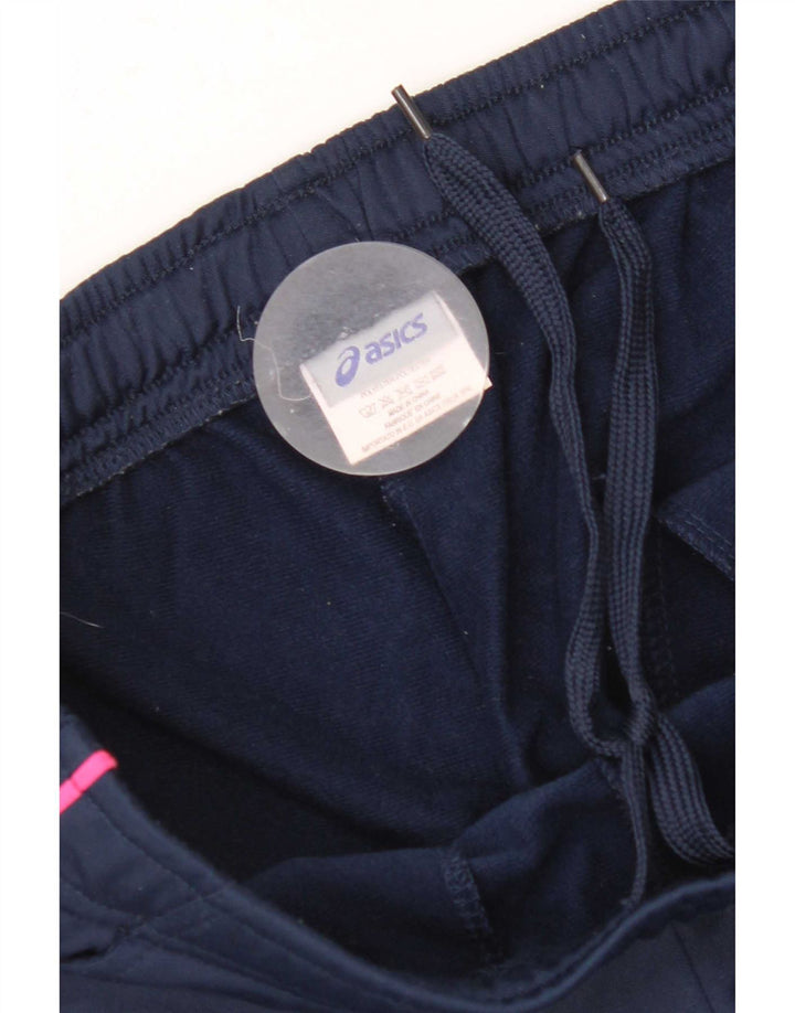 Asics træningsdragt til kvinder Joggers UK 12 Medium Navy Blue Polyester