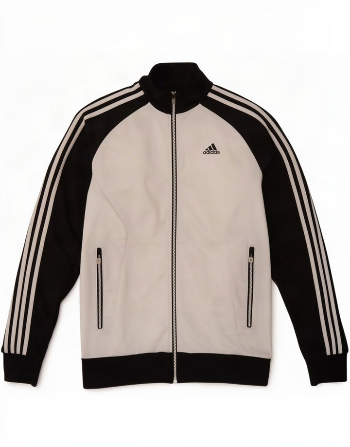 Adidas Træningsdragt til mænd, topjakke UK 34/36 Small White Colourblock