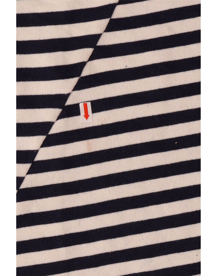 Zara Pige Sweatshirt Jumper 9-10 År Marineblå Stribet