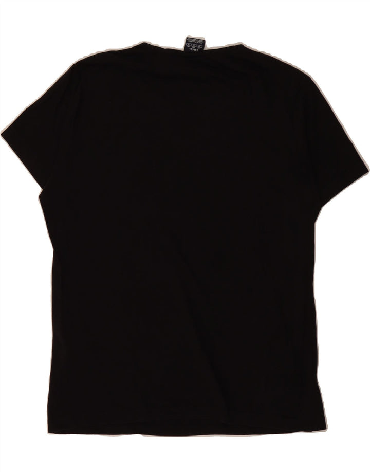 CHAMPION Mens Graphic T-Shirt Top Small Black Cotton Vintage Champion and Second-Hand Champion from Messina Hembry 