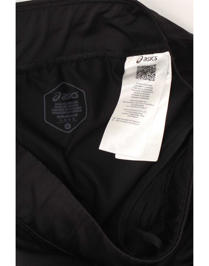 Asics Dame Capri Træningsdragt Bukser UK 14 Large Black Polyester
