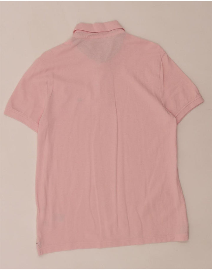 Tommy Hilfiger Herre poloshirt Medium Pink Bomuld