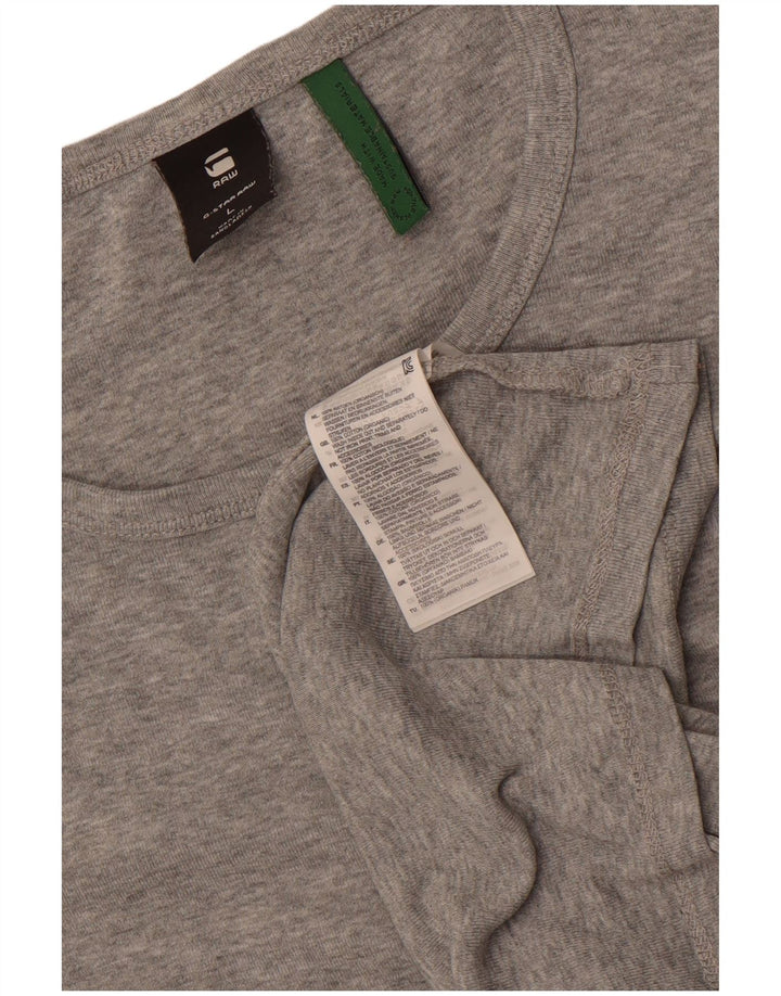G-Star Herre T-Shirt Top Stor Grå Flecked Bomuld